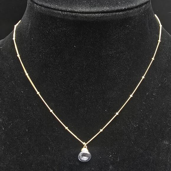 Lotus Jewelry Studio Trinket Stone Necklace Spinel Pendant 925 Gold Filled - Picture 7 of 12